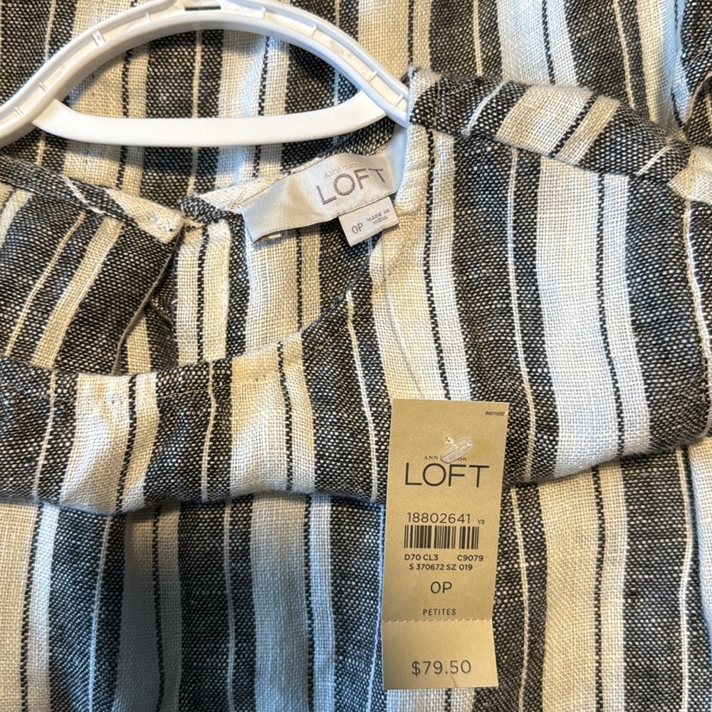 NWT Loft Linen Dress - Picture 5 of 8
